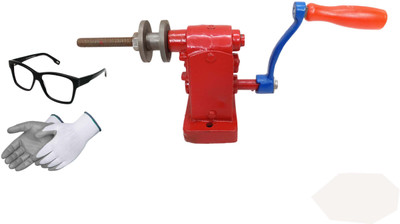 TOOLBUX 1/10 Coil Winding Machine With Handle & Saftey Gloves Saftey Goggles Speeder Tool(30 cm)