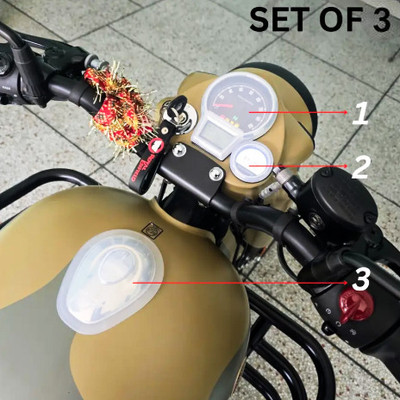 Shining star SPEEDOMETER CAP RE REBORN MONSOON KIT REBORN Analog Speedometer(Royal Enfield Classic)