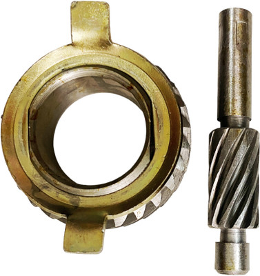 My Earth Store Genuine Speedometer Worm/ Garari/ Drive Gear compatible with Crux Analog Speedometer(Yamaha Crux)