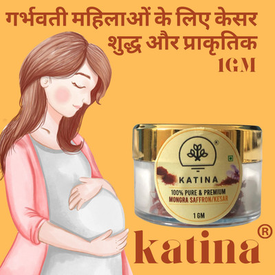 KATINA Premium Pure Saffron Kesar Threads – Grade A+ | Natural Kashmiri Himalayan Kesar(1 g)