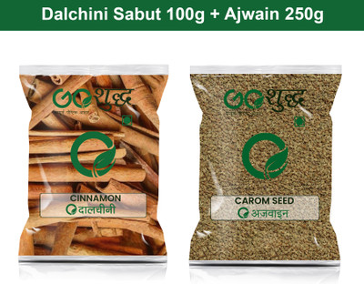 Goshudh Ajwain 250g & Dalchini sabut 100g Combo Pack 350g(350 g)