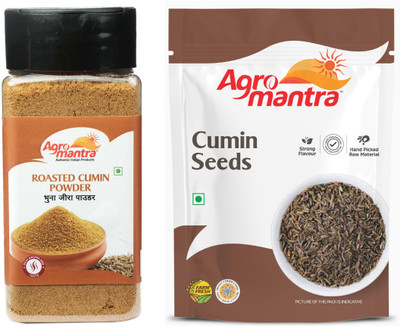 Agro Mantra Combo of Cumin Seeds 100gm & Roasted Cumin Powder 100gm(2 x 100 g)