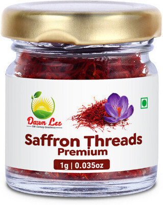 Dawn Lee Original Kashmiri Saffron Kesar Long Threads Zafran, 1 Gram(1 g)