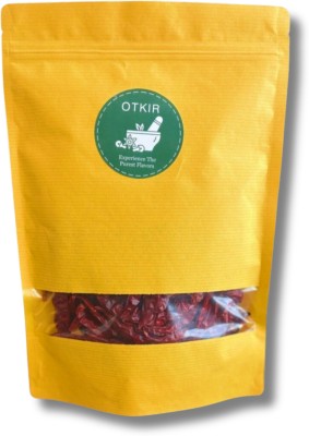 Otkir Red Chilli Whole - Dried Hot & Spicy Whole Red Chilies for Cooking & Seasoning(200 g)