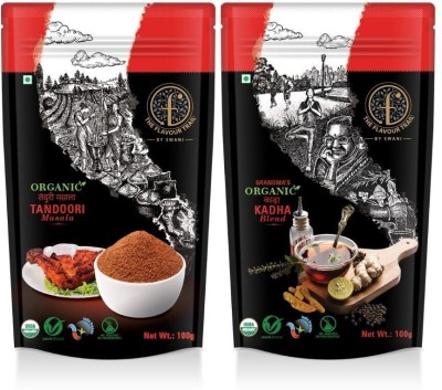 The Flavour Trail by Swani Tandoori Masala + Grandma's Organic Kadha Blend(2 x 100 g)