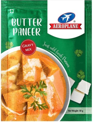 AEROPLANE BUTTER PANEER MASALA GRAVY MIX (Pack of 10)(10 x 50 g)