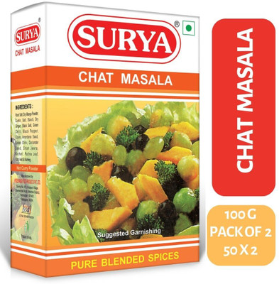 Surya 100g Chat Masala (Pack of 2; 50g each)(2 x 50 g)