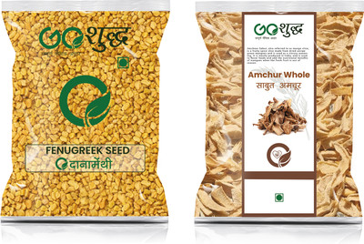 Goshudh Amchur Sabut 1Kg & Dana Methi 1Kg Combo Pack 2000g(2 x 1000 g)
