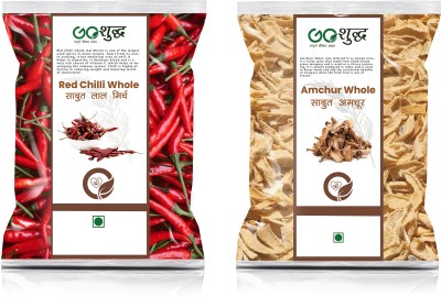 Goshudh Amchur Sabut 1Kg & Lal Mirch Sabut 250gm Combo Pack 1250g(2 x 625 g)