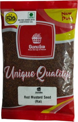 Gunvika Whole Raw Rai Small | Choti Rai | Red Mustard Seeds | Brown Mustard Seeds(200 g)