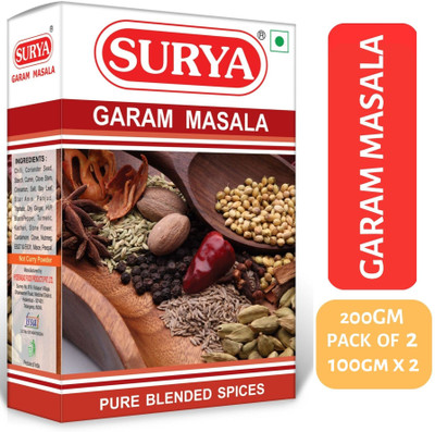 Surya 200gm GARAM MASALA (Pack of 2; 100g each)(200 g)