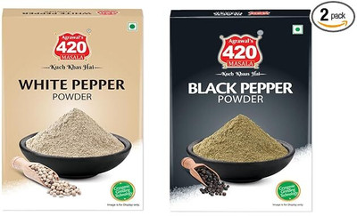 agrawal's 420 White & Black Pepper Combo 50gm(2 x 50 g)