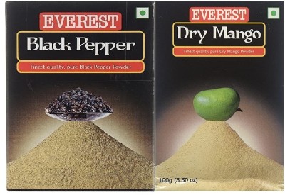 EVEREST Black Pepper +Dry Mango Powder(2 x 50 g)