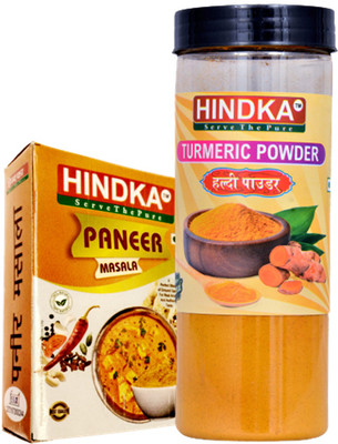 HINDKA Turmeric Powder 200gm and Paneer Masala 50gm Combo(2 x 125 g)