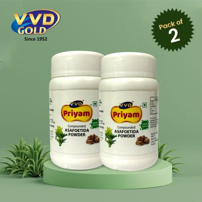 VVD Gold Priyam Compounded Asafoetida Powder Pack of 2(2 x 50 g)