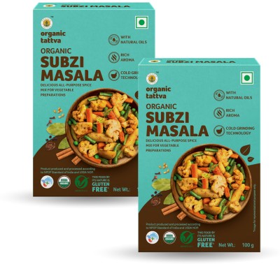 Organic Tattva Organic Subzi Masala 100g Each(2 x 100 g)