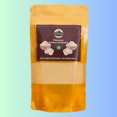 NIRVANA FOODS = EXPERIENCE THE PURITY Garlic Powder Dried Lahsun Powder Ready To Use for Cooking(1 kg)