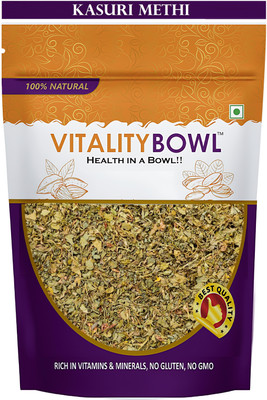 VITALITY BOWL Kasoori Methi | Premium Dried Fenugreek Leaves | Fresh & Aromatic(50 g)