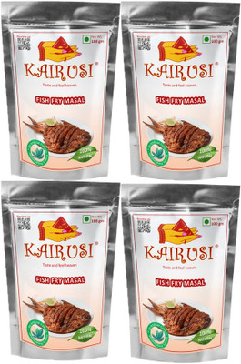 KAIRUSI Fish Fry Masala 100 gm Pack of 4(4 x 100 g)