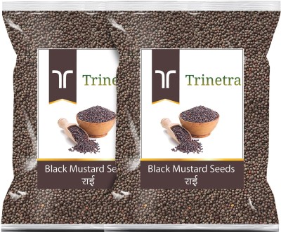 Trinetra Black Mustard Seed 400Gm Each (Pack Of 2) Rai (800 g)(2 x 400 g)