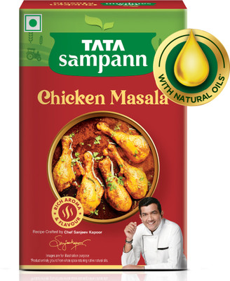 Tata Sampann Chicken Masala with Natural Oils, Rich Aroma & Flavour(100 g)