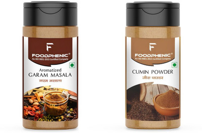 FOODPHENIC Garam Masala & Cumin Sensation (1 Pack Each of 80g and 100g)(2 x 50 g)