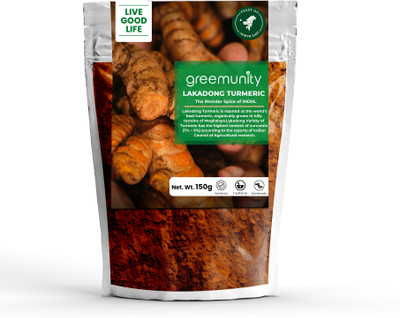 Greemunity Lakadong Turmeric 300 gms Pack of 2(2 x 150 g)