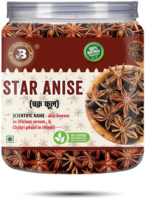 Brew Lab Star Anise (Chakri Phool) Fresh & Healthy Aromatic Spice Strong Aroma & Flavor(250 g)