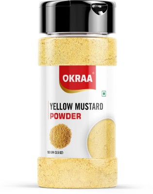 OKRAA Yellow Mustard Powder / Pili Rai / (Pili Sarso Ka Powder) - 100 GM(100 g)