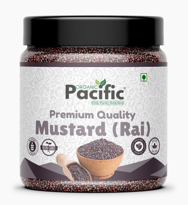 ORGANIC PACIFIC Black Mustard Rai | Premium Indian Spice | Aromatic & Flavorful(250 g)