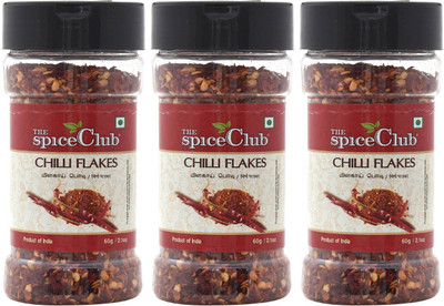 The Spice Club Chilli Flakes 60g - Pack of 3(3 x 60 g)