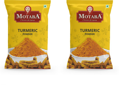 MOTABA Turmeric Powder Pouch, Pure Haldi Powder with No Artificial Colors & Flavours(2 x 100 g)