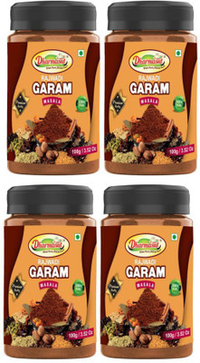 Dharmasut Authentic Rajwadi Garam Masala | Blended Spice Mix 400gm(4 x 100 g)