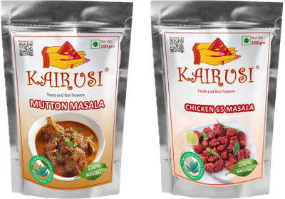 KAIRUSI Combo Pack Mutton Masala and Chicken 65 Masala(2 x 100 g)