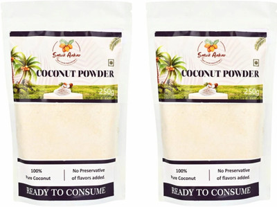 SATVIK AAHAR Coconut Powder | Instant Use, Natural Taste | Suitable for All Recipes(2 x 250 g)