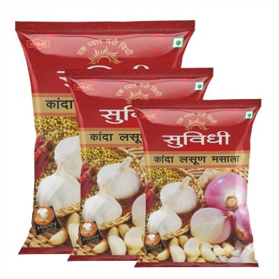 Suvidhi Kanda Lasun Masala 1kg ,500gm,200gm (Pack of 3) in all 1700gm(3 x 566.67 g)