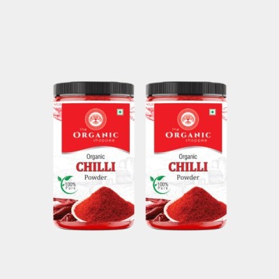 the organic shoppee Organic Red Chilli Powder (200gm)(2 x 100 g)