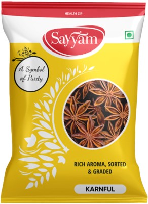 Sayyam Whole Star Anise - Sabut Chakri Phool | Karnful | Badiyan/Badhiyan Phool(200 g)