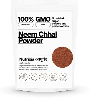 Nutrixia food Neem Chhal Powder- Neem Chaal Churna - Neem Chhal - Neem Bark -Nimbaka Powder- नीम छाल चूर्ण पाउडर-Azadirachta Indica(50 g)