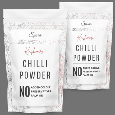 Spisaa Kashmiri Chilli Powder 1kg Each Pack (Pack of 2)(2 x 1 kg)