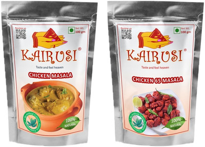 KAIRUSI Combo Pack Chicken Masala and Chicken 65 Masala(2 x 100 g)