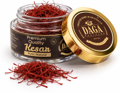 Daga Brothers Premium Quality Kesar/Saffron/Zafran Threads for Cooking, Skin & Pregnancy, 1g(1 g)