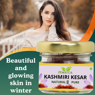 hindustan herbal Kashmiri Kesar Saffron Pure & Premium High Quality Kesar(1 g)