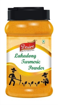 Desire Foods Lakadong Turmeric Powder jar 400 Gram(200g * 2 Jar) [Organically Grown in North-East India, Premium Quality & High-Curcumin ](400 g)