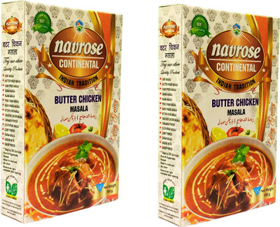 NAVROSE CONTINENTAL BUTTER CHIKEN SPECIAL MASALA NAVROSE 100GM PACK(2 x 100 g)