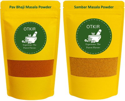 Otkir Home Made Pav Bhaji Masala And Sambar Masala Powder Combo Pack- 100 Gram Each(2 x 100 g)
