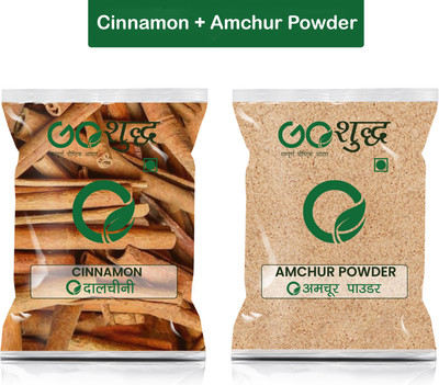 Goshudh Amchur Powder 250gm & Dalchini sabut 100gm Combo Pack 350g(2 x 175 g)