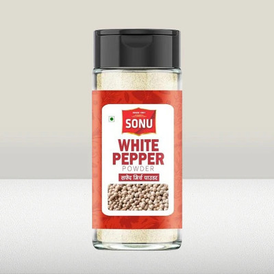 sonu White Pepper Powder 100gm| Safed Mirch | Aromatic & Flavourful(100 g)