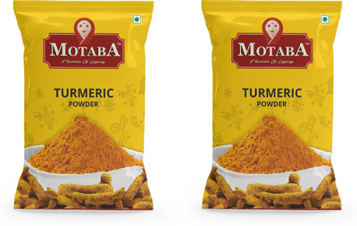 MOTABA Turmeric Powder Pouch, Pure Haldi Powder with No Artificial Colors & Flavours(2 x 100 g)