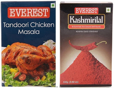 EVEREST Tandoori Chicken Masala +Red Chilli Powder(2 x 50 g)